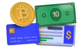 Banking Method Variety Bitcoin Credit Check Cash Icon