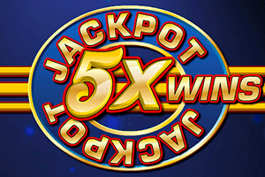 5 Times Win Slot Logo