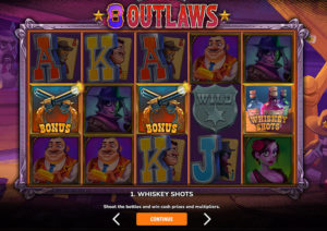 8 Outlaws Slots Bonuses