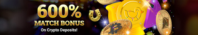 DuckyLuck Casino Crypto Bonus Header Trimmed