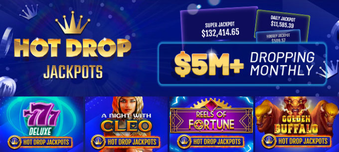 Spanduk 4-Game Hot Drop Jackpot