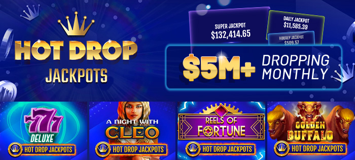 Hot Drop Jackpots 4-Games Banner