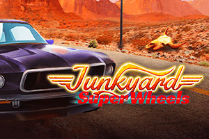 Junkyard Super Wheels Slot Logo
