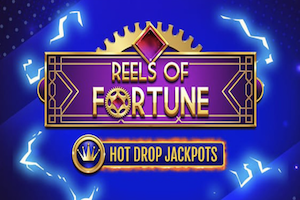 Reel of Fortune Slot Logo Hot Drop Jackpots