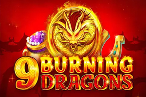 9 Burning Dragons Slots Logo