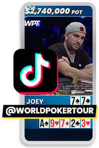 World Poker Tour's gambling content on TikTok
