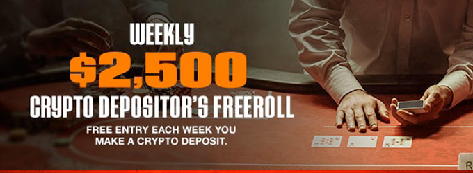 Ignition Casino Crypto Weekly Freeroll Bonus