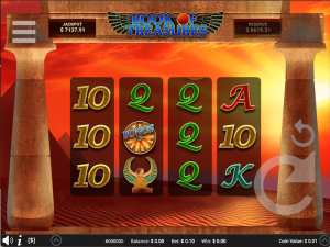 Book of Treasures Slot Machine Game screenshot