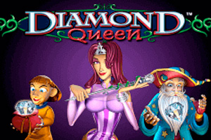 Diamond Queen Las Vegas Slot Logo