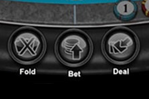 Caribbean Draw Poker Game Play Buttons Image