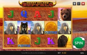 Great Golden Buffalo Online Slot Gameplay