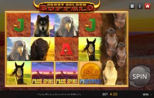 Great Golden Buffalo Online Slot Wild