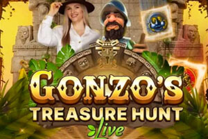 Live Dealer Gonzo's Treasure Hunt Logo