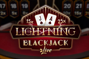 Live Dealer Lightning Blackjack Logo