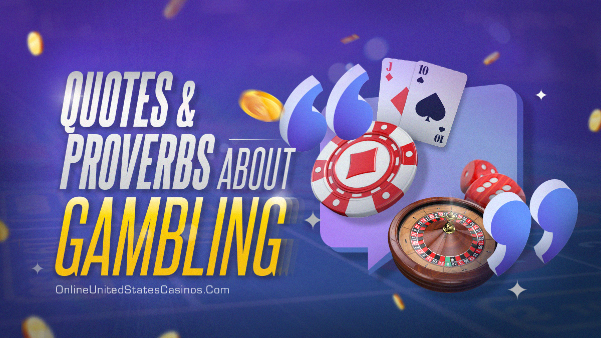 Gambling Quotes & Proverbs header image