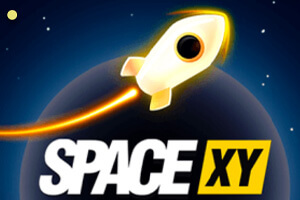 Space XY Crash Casino Game Logo