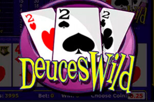 Three 2s Deuces Wild Video Poker Logo