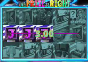 the prize is right slot gameplay winning line