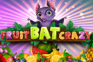 Fruit Bat Crazy Slot Casino Game Logo