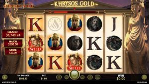 Khrysos Gold Online Slot Gameplay