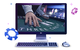 Casino on computer icon