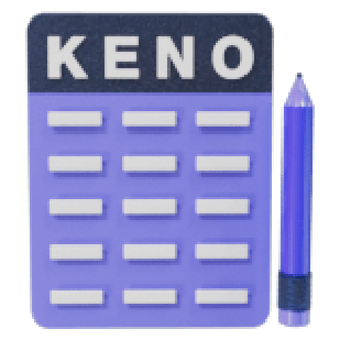 Keno ticket icon