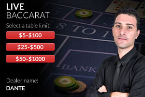 Lucky Red Casino Live Dealer Baccarat