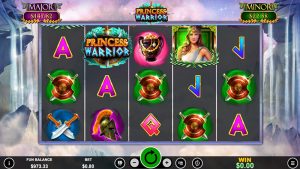 Princess Warrior Slot Game Reels