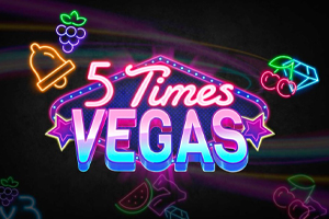 5 times vegas game logo