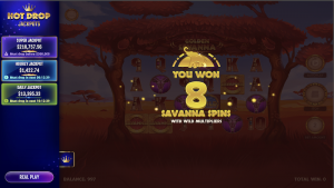 Golden Savanna Slot Game Free Spins with Multipliers