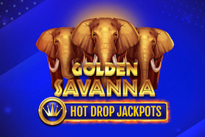 Golden Savanna Slot Logo Hot Drop Jackpots