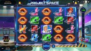 Project Space Slot Gameplay Screenshot