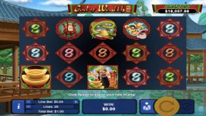 God of Wealth Online Slot Game Board