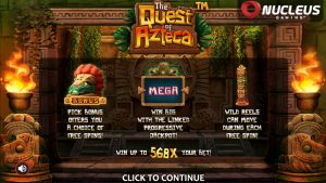 The Quest of Azteca Online Slot Gameplay