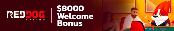 RedDog Bonus Welcome Bonus Banner