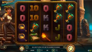April Fury And The Chamber Of Scarabs Slot Game Play Screenshot