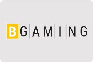 BGaming Software Provider Logo Gray Background