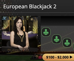 european live dealer blackjack
