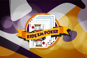 ride'em poker game logo