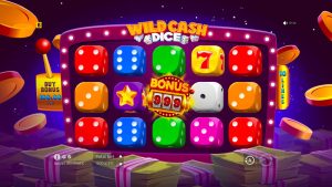 wild cash dice slot game main gameplay live screenshot
