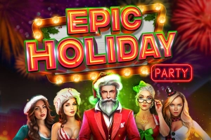 Epic Holiday Party slot game logo