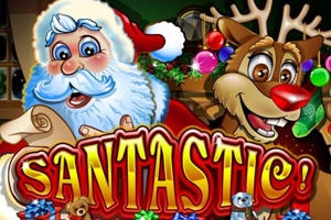 Santastic! slot game logo
