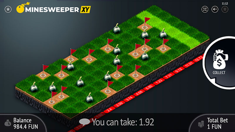 Minesweeper XY Gameplay Layout