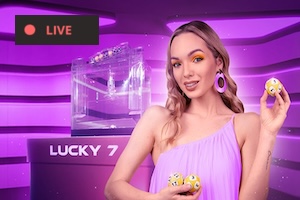 Lucky 7 Lottery Game Logo
