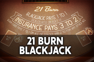 21 Burn Blackjack Game Logo