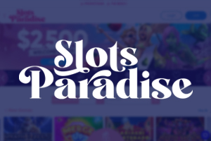 Slots Paradise Casino logo Blue Overlay