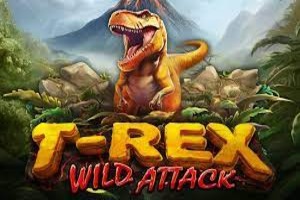 T-Rex Wild Attack by RealTime Gaming slot game logo