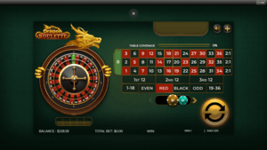 Dragon Roulette Screenshot Table