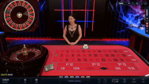 Live Dealer Roulette Gameplay Screenshot