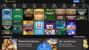Vegas Aces Casino Video Poker Games Screenshot